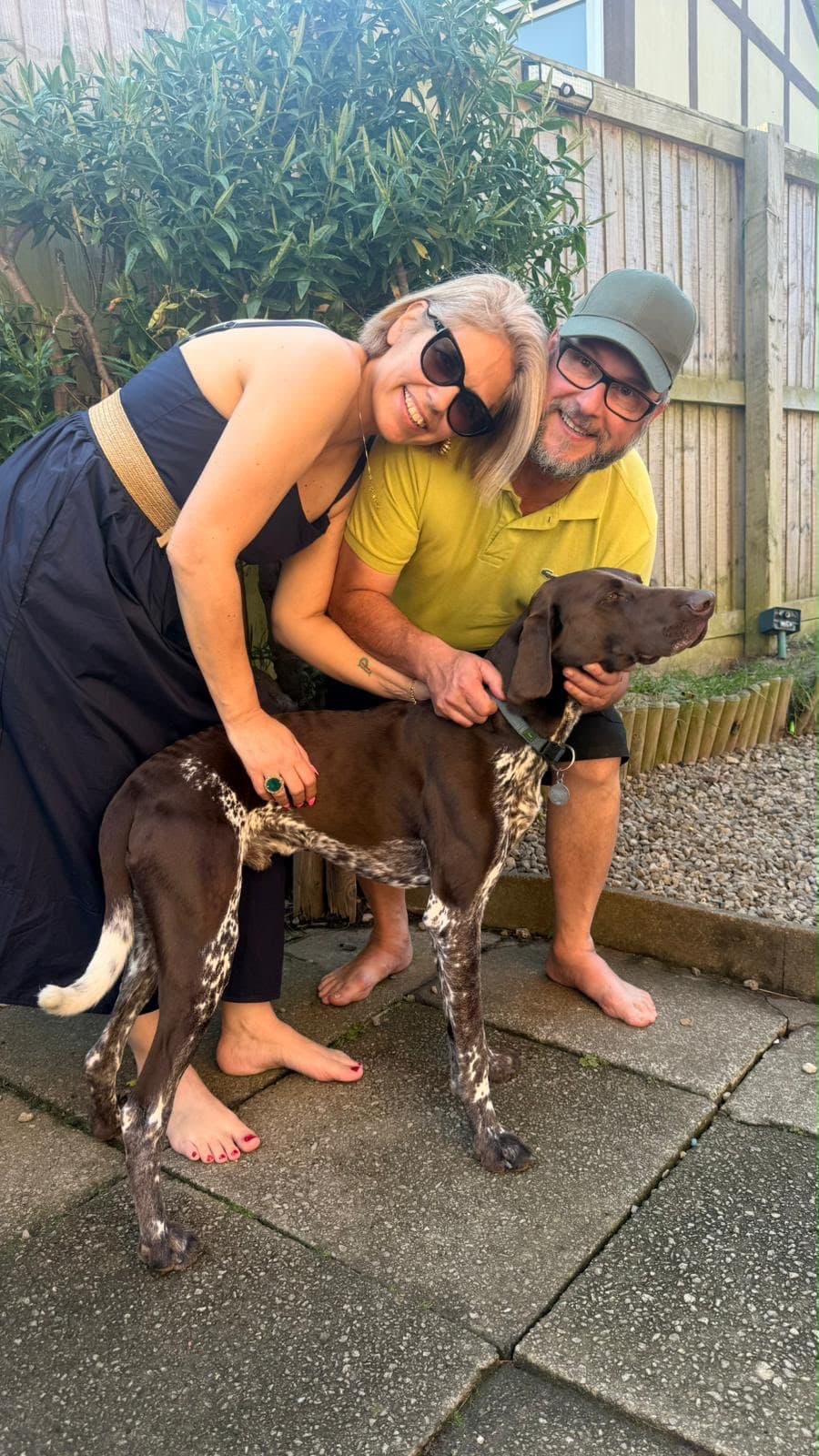 The Pet Care Family UK family with a dog